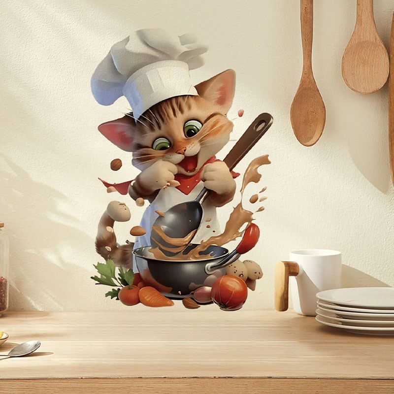 Kitchen Appliances Design - Adorabile adesivo da parete autoadesivo con