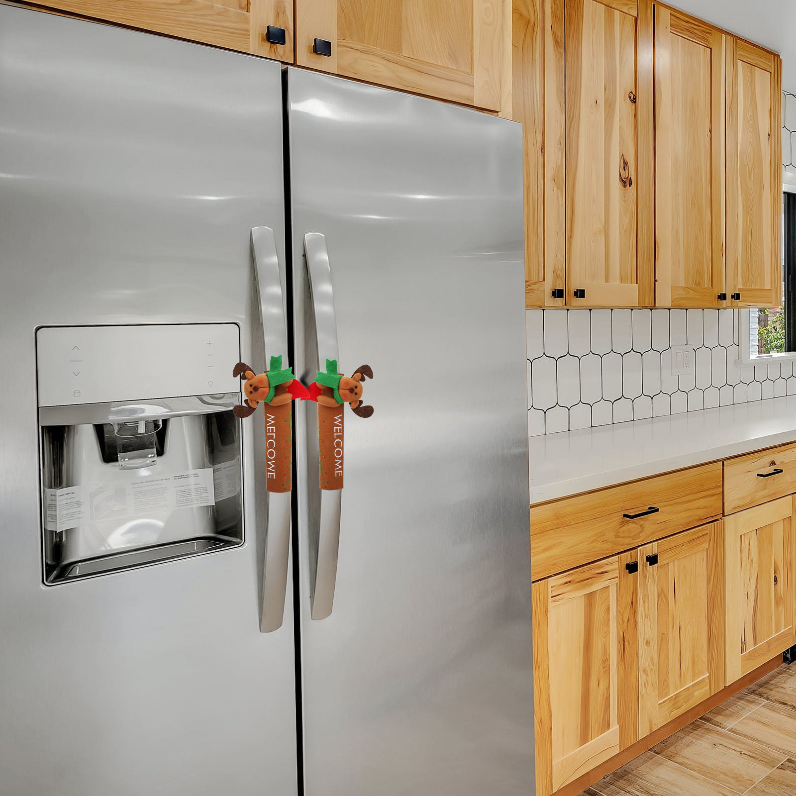 2 Pezzi Copri Maniglie per Fri - Kitchen Appliances For.Xmas recensione e prezzo
