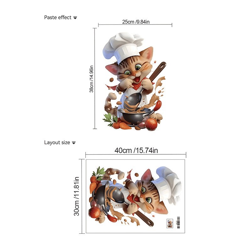 Adorabile adesivo da parete au - Kitchen Appliances Design recensione e prezzo